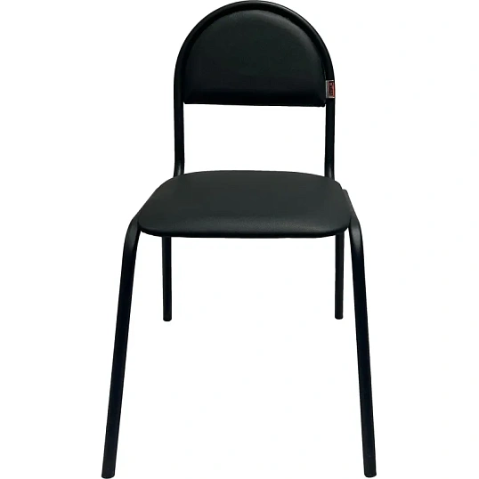 Стул КО_Echair 00С Серна каркас черный, к/з черный 201
