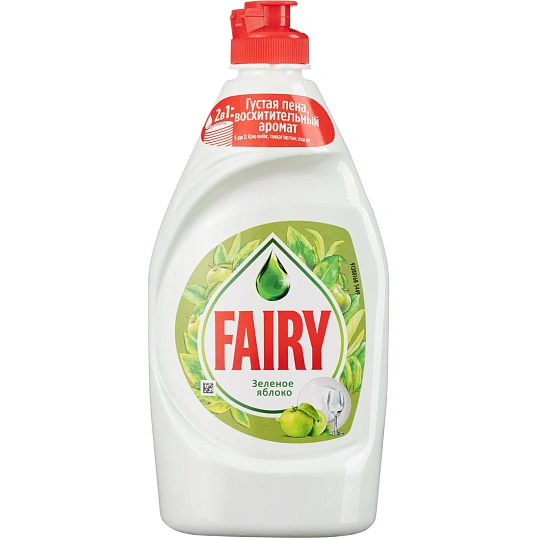 Средство для мытья посуды Fairy Зеленое яблоко, 450мл