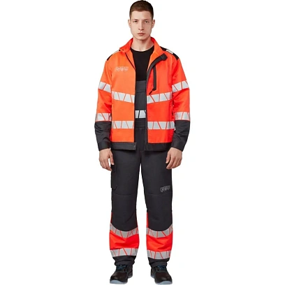 Полукомбинезон летний мужской Равелин красн./графит (р.52-54) 170-176