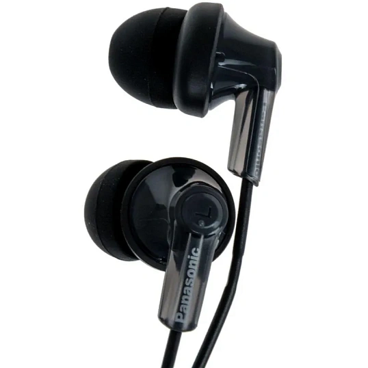 Наушники Panasonic RP-HJE118GUK, вкладыши канального типа, черный