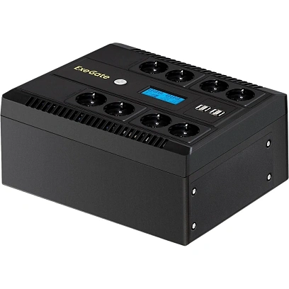 ИБП ExeGate NEO Smart LHB-850,лин.инт,850VA/510W, LCD, 8xEURO(EX295014RUSk)