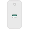 Зарядное устройство сетевое PERO TC16 GaN, USB-C PD, 65W белый