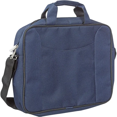 Сумка для документов полиэстр 400х300х80мм мод. 650 (синяя)