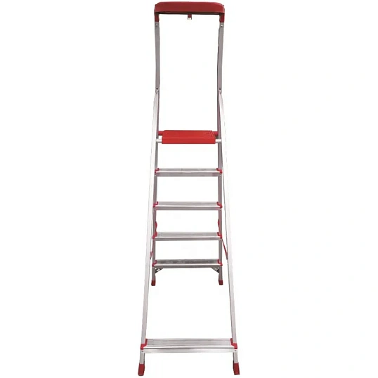 Стремянка алюминиевая усил 225 кг 5ступеней, пл. лоток Новая Высота 3115105