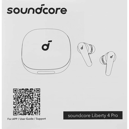 Наушники wireless Soundcore Liberty 4 Pro A3954GF1 TWS черная глянец