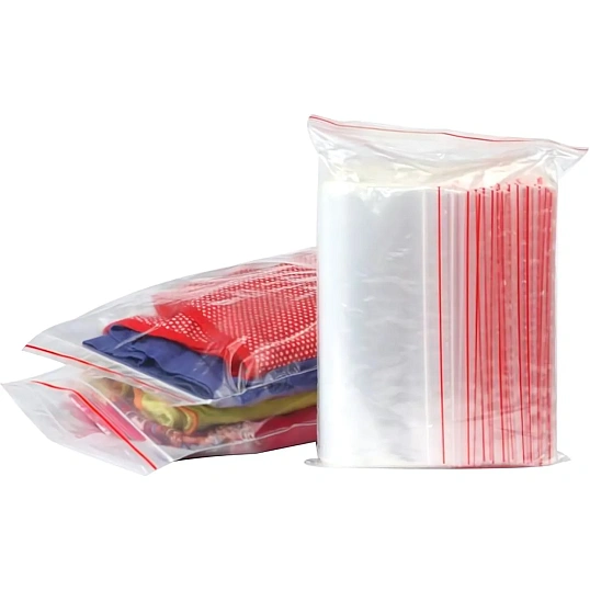 Пакет с замком (Zip-lock) 30х40 см, 32 мкм, 100 шт/уп