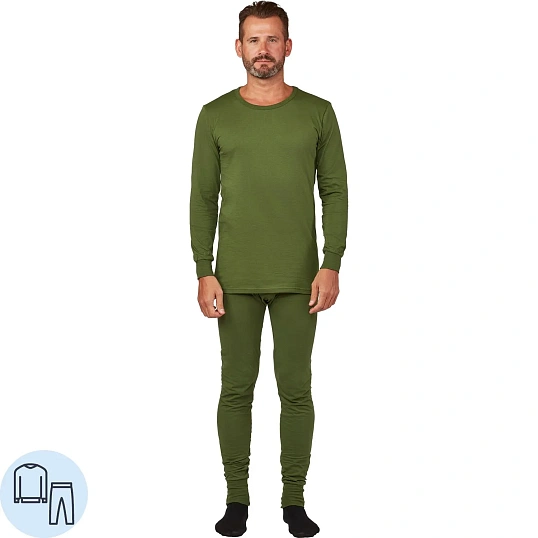 Белье нательное трикотаж летнее цв.олива (р. 48-50)р.158-164