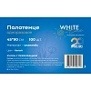 Салфетка спанлейс в рулоне 45х90, белый, пл.50, 100шт/рул, 10256(0445)