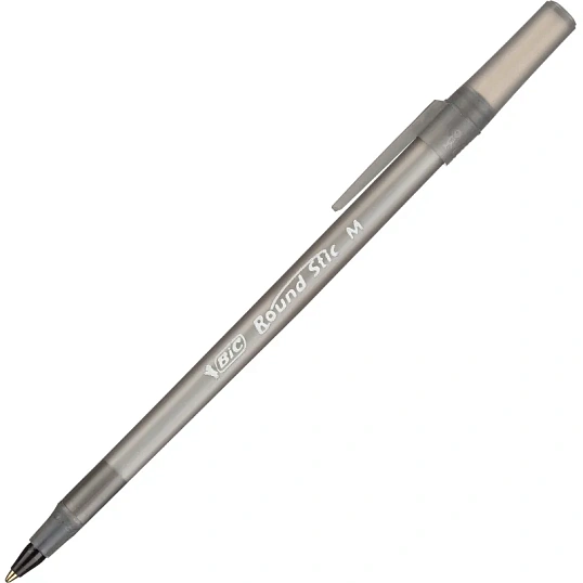 Ручка шариковая неавтомат. Bic Раунд Стик черная, 920568/9205683,0,32 мм