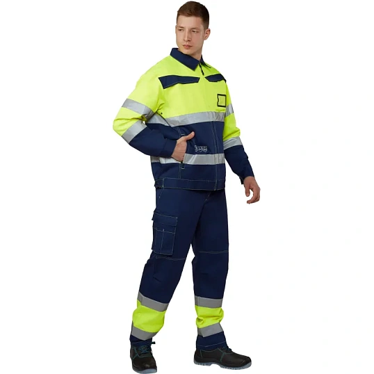 Костюм летний мужской Кандел КБР лим./т.син. (р.48-50) 158-164