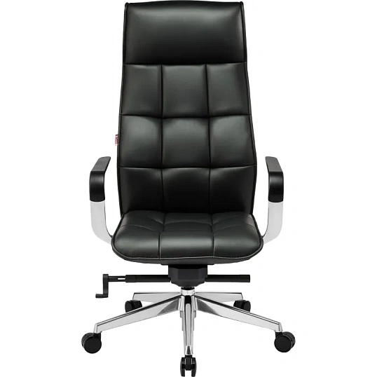 Кресло BN_Fc_EChair-597 ML кожа черный, алюминий