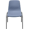 Стул GL_Комус Мебель Стрит RAL 9006, пластик RAL 5014 (голубой)