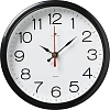 Часы настенные круг d=22см, корпус черный Классика арт.2222-328