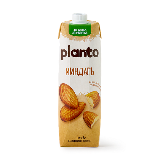 Напиток растительный Planto миндальный 1,2%,1л СБ