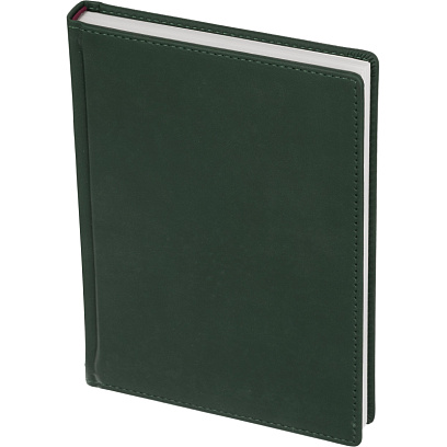Ежедневник недатированный А5+ Velvet, темно-зеленый 3-115/24