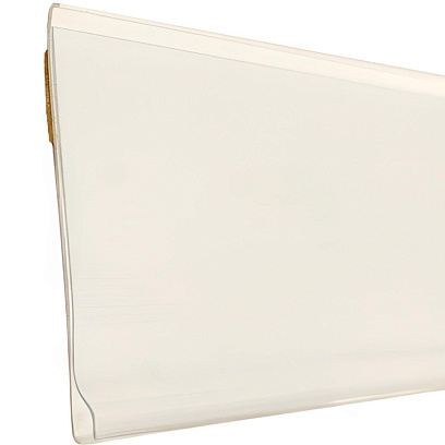 Ценникодержатель полочный DBR39 1000мм, белый 50 шт/уп