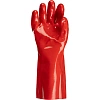 Перчатки DELTA PLUS PVC733510 ПВХ КЩС цв.красный р.10