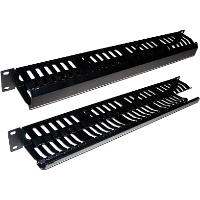 Кабельный органайзер TWT TWT-ORG/CV24-1U 19 c крышкой на 24 порта, 1U