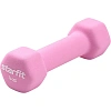 Гантель неопреновая STARFIT DB-201 1 кг, розовый пастель., ЦБ-00001426