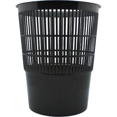 Корзина для мусора офисная, 14л, черная