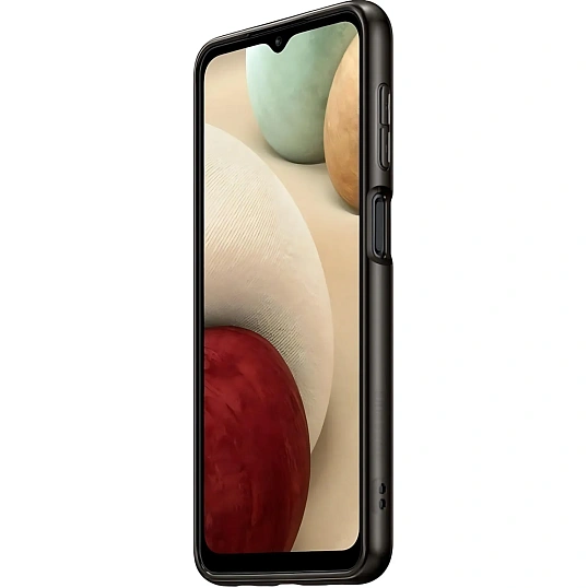 Чехол -крышка Soft Clear Cover A12, Samsung, чер, EF-QA125TBEGRU