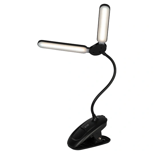 Светильник настольный ЭРА NLED-512-6W-BK светодиодный аккумуляторный,черный