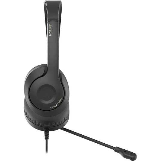 Гарнитура A4Tech Fstyler FH100 черный 2м накладные (FH100 (STONE BLACK))