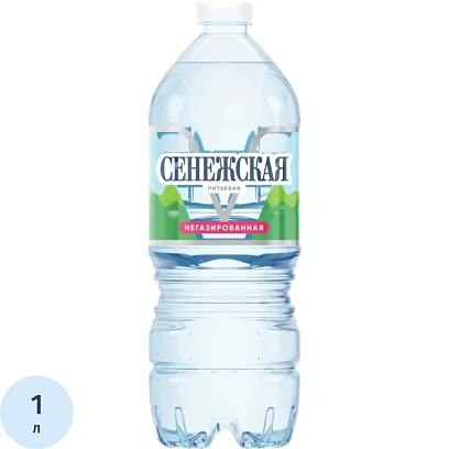 Вода питьевая Сенежская негазированная пэт 1л