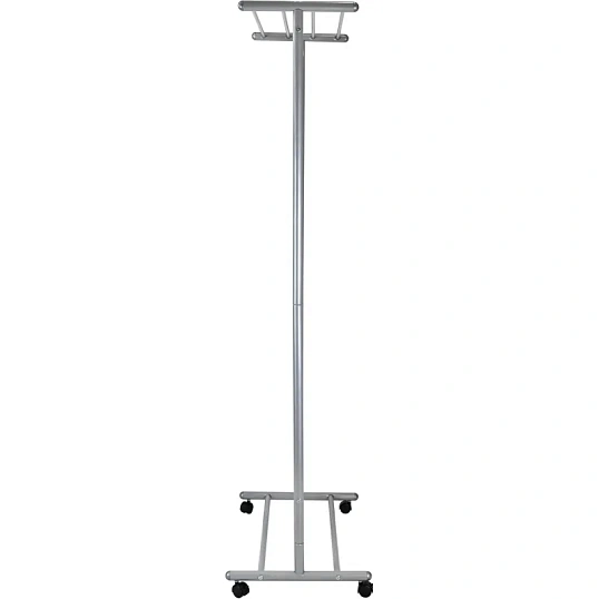 Вешалка МЕ_напольная М 9, колеса, металлик