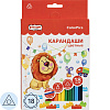 Карандаши цветные 18 цветов Комус Класс ColorPics, трехгранные