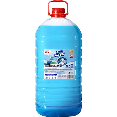 Гель для стирки Цветного и Черного белья PURWASH 5л