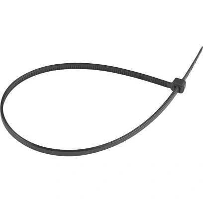Стяжка (хомут) ЭРА нейлоновая 2.5 х 200 мм чёрная (100 шт/уп) NO-225-174