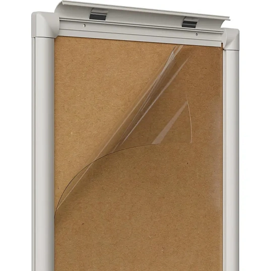 Рамка А2 Attache пласт.клик-профиль, углы прямоугольные, цвет серый