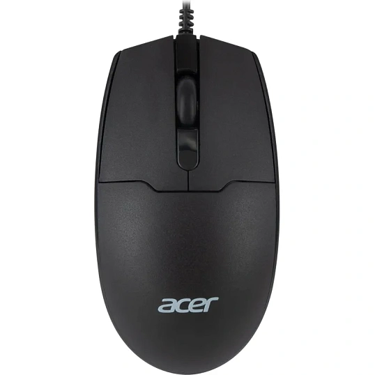 Мышь компьютерная Acer OMW126 черный оптическая (1200dpi) USB (2but)