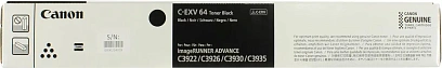 Опция Тонер-картридж Canon черный C-EXV 64 (5753C002)