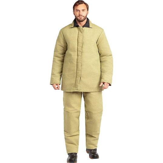 Костюм сварщика брезентовый утепл. КБР (арт.КС02ПР) 44-46/170-176