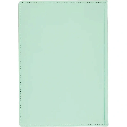 Ежедневник недатированный А5+, 136л, Velvet зефирный мятный 3-115/36