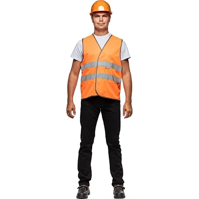 Жилет сигнальный Тип1Т, цв.оранж.(р.4ХL/64-66)