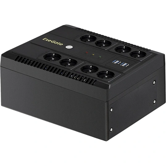 ИБП ExeGate NEO NNB-600 600ВА/360Вт,лин.инт, LED, AVR, 8xEURO(EX293853RUS)