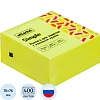 Стикеры Attache Simple куб 76х76, желтый неон 400 л