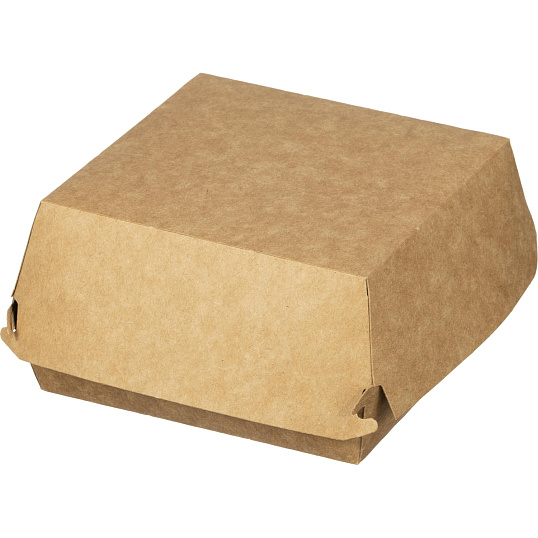 Упаковка ECO BURGER M, 100х100х60, крафт, 300 шт/кор