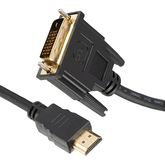 Кабель DVI-HDMI 1.4 M/M, 1.8м, чер (OAVDC004)