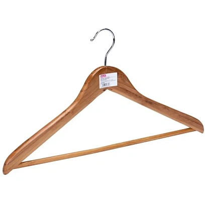 Вешалка-плечики WW_Attache BCU3013/LH001-Bamboo дер,пер,пл,к/хр,р48-50 нат