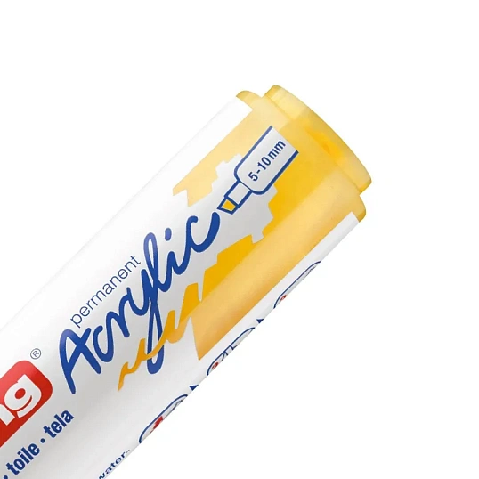 Маркер акриловый Edding 5000/905.скош.нак. 5-10 мм. Цвет Желтый