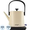 Чайник Vitek VT-WK1001 0.8л. 1000Вт белый/черный корп.:металл