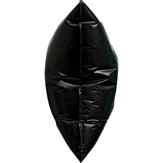 Мешки для мусора ПВД 200л 100мкм 10шт/рул черные 80x120см Amigo