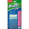 Перчатки резиновые Paclan Practi Comfort розовые 4076524/4076534р.М