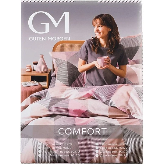 Постельное белье Евро Поплин (нав.70х70-2шт),Cheviot Hills