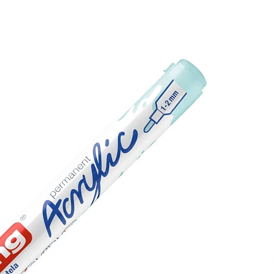 Маркер акриловый Edding 5300/916.кругл.1-2 мм.Пастельн.голубой/Pastelblue
