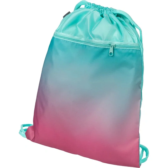 Мешок для обуви  Градиент розовый, 360х470 мм,карман, МО-26-2